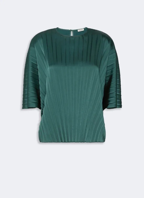 Блуза с плисиран дизайн Weekend Max Mara Wkdaureo — снимка 7