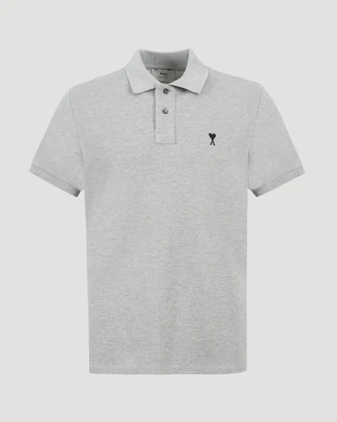 Ami de Coeur Polo Shirt in Ash Grey