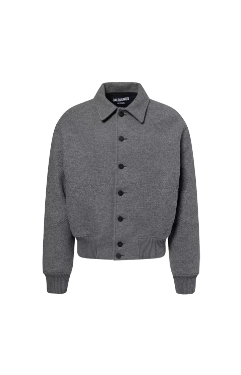Le Bomber Feltro in Grey