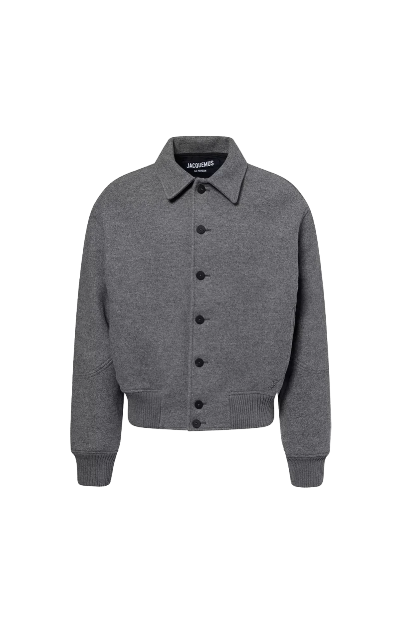 Le Bomber Feltro in Grey