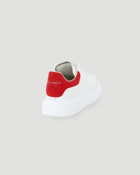 Oversized Sneaker in White/Lust Red — снимка 3
