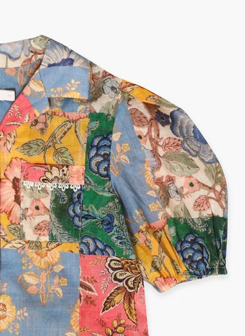 Риза 'Floral Patchwork' Zimmermann Kids — снимка 4