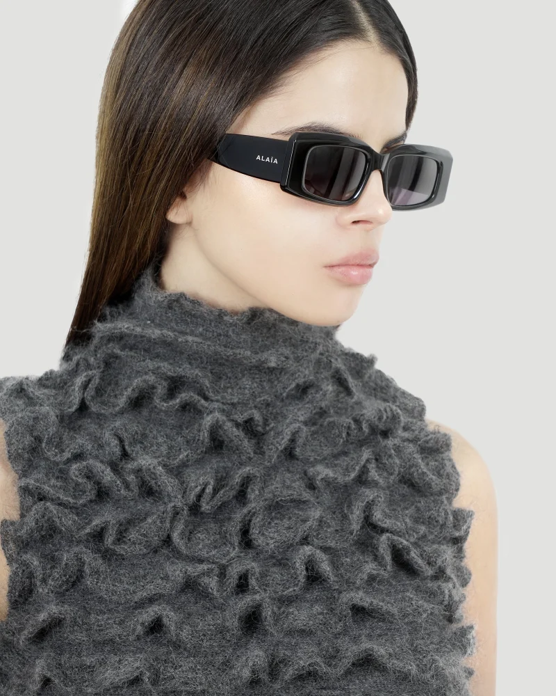 Rectangular Sunglasses Black — снимка 3