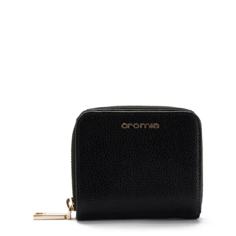 Дамски черен портфейл Mina 2012 Cromia — снимка 1