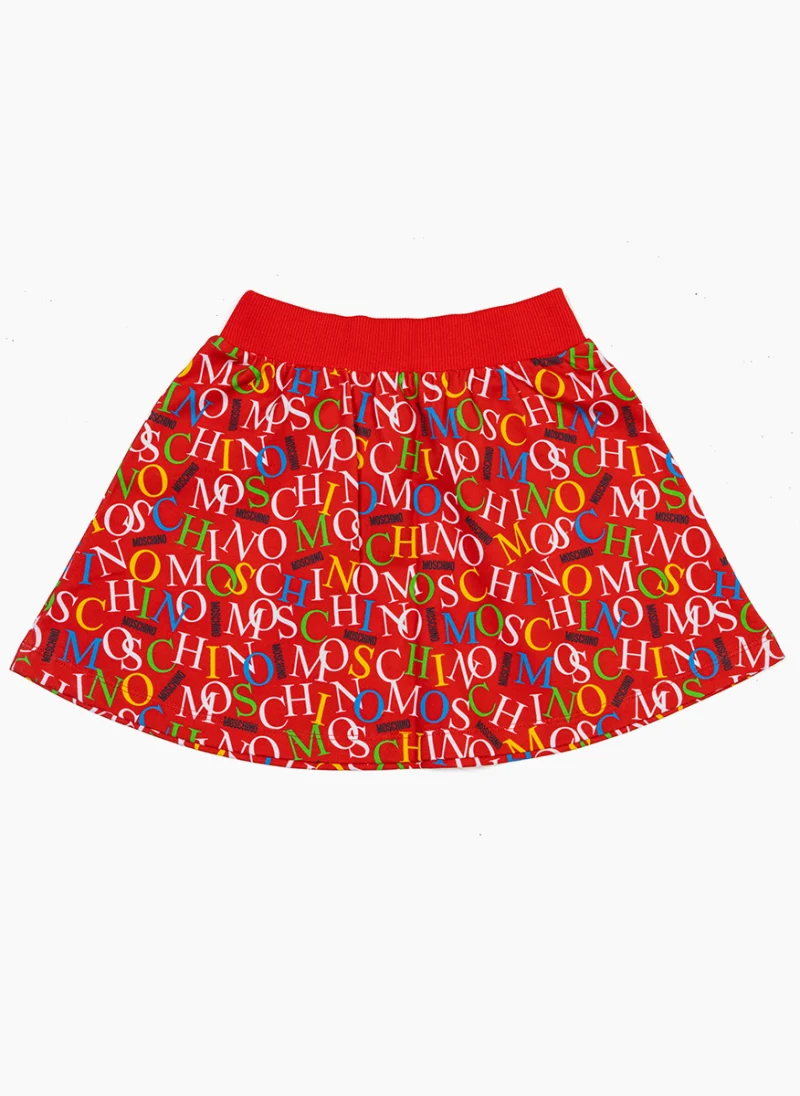 Пола с принт Moschino Kids — снимка 3