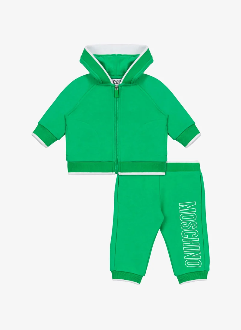 Спортен комплект с принт Moschino Kids