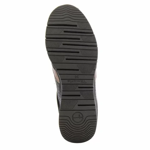 Дамски Сникърс TAMARIS – 1-1-23702-21 BLACK/COPPER — снимка 4