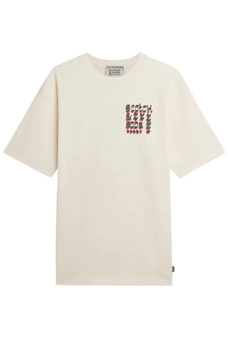 T-Shirt Front And Back Artwork Relaxedfit 182292 270 eggnog