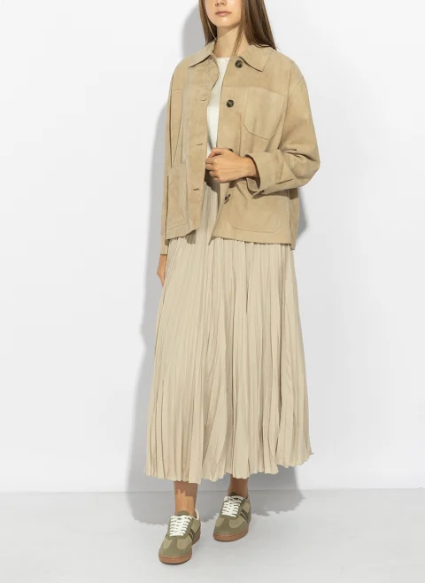 Яке от естетсвен велур Weekend Max Mara Wkdghiera — снимка 2