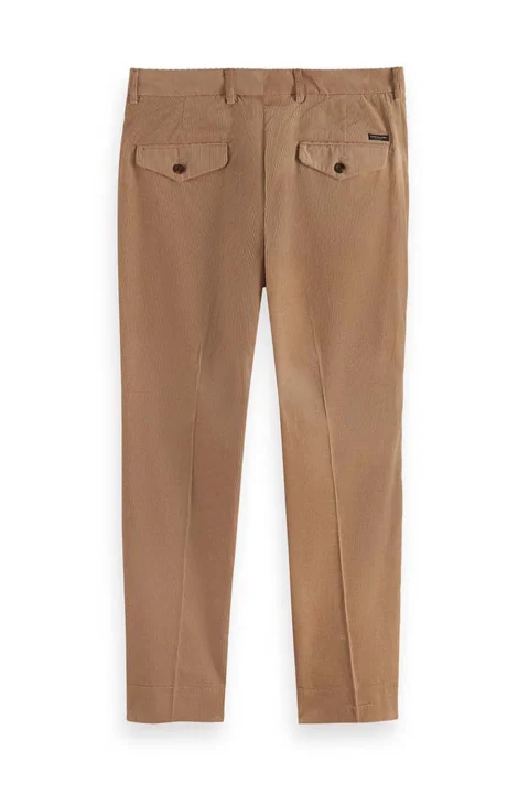 Панталон Blake Pleated Corduroy Chino 174466 SC0619 camel — снимка 2