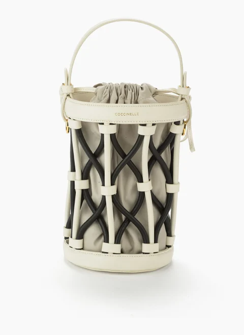 Чанта 'Bucket bag' Coccinelle Koi Pearl Noir