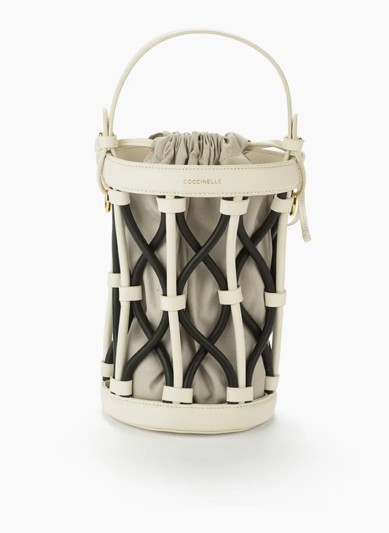Чанта 'Bucket bag' Coccinelle Koi Pearl Noir