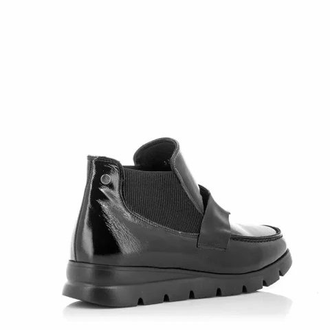 Дамски Равни Боти VERONELLA – 375-2221 BLACK PATENT — снимка 3