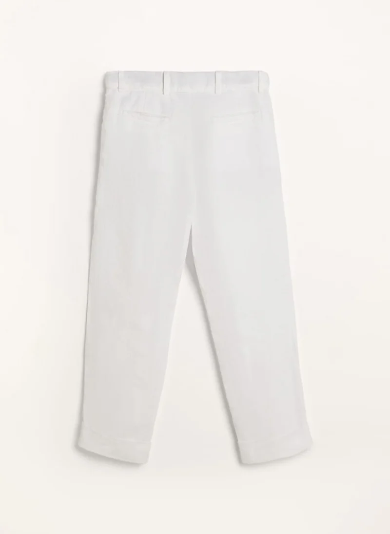 Панталон от лен Brubello Cucinelli Kids 8-10 — снимка 4