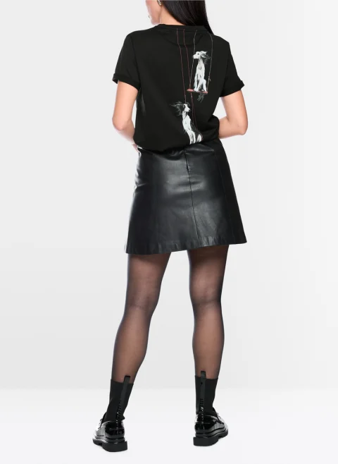 Тишърт с принт 'Dog' Marc Cain Collections — снимка 11