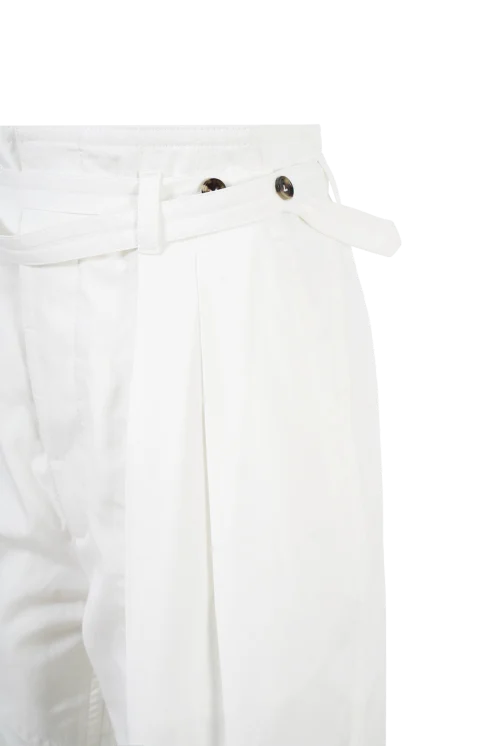 Cotton-Blend Pants — снимка 2