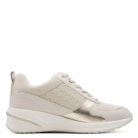 Дамски Сникърс TAMARIS – 1-23754-45-485 IVORY/GOLD — снимка 2