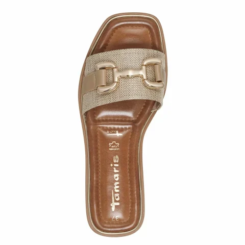 Дамски Равни Чехли TAMARIS – 1-27100-42-400 BEIGE — снимка 5