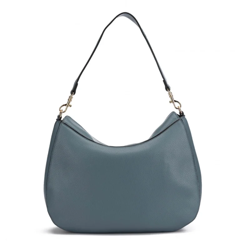 Дамска синя чанта Hobo Tiffany Large Ermanno Firenze — снимка 6