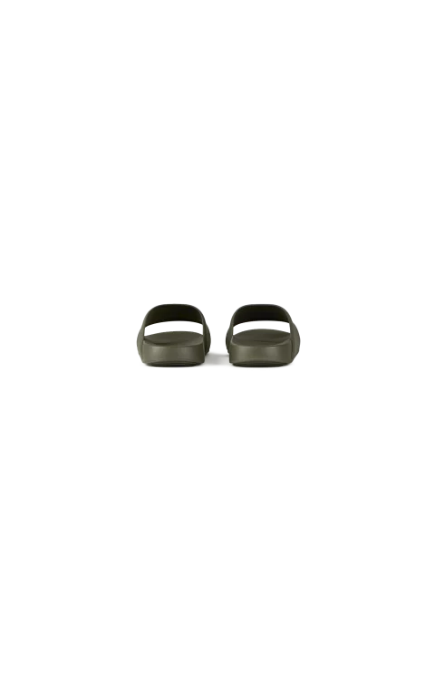 Rubber Slide with Logo in Khaki — снимка 4