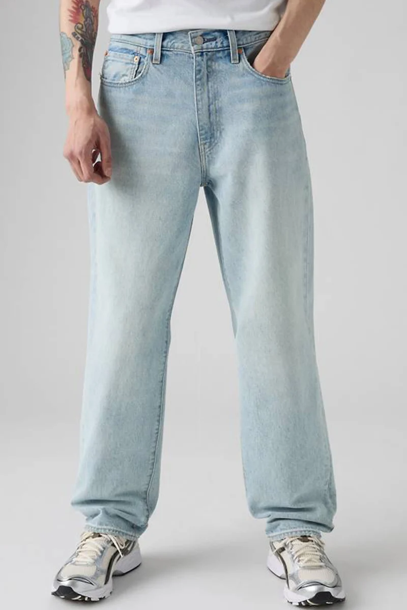 Jeans 568 Stay Loose Light Indigo Worn In 290370062 baby blue essentials — снимка 2