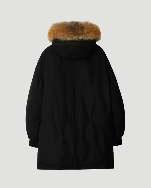 Faux Fur Trim Nylon Parka — снимка 2