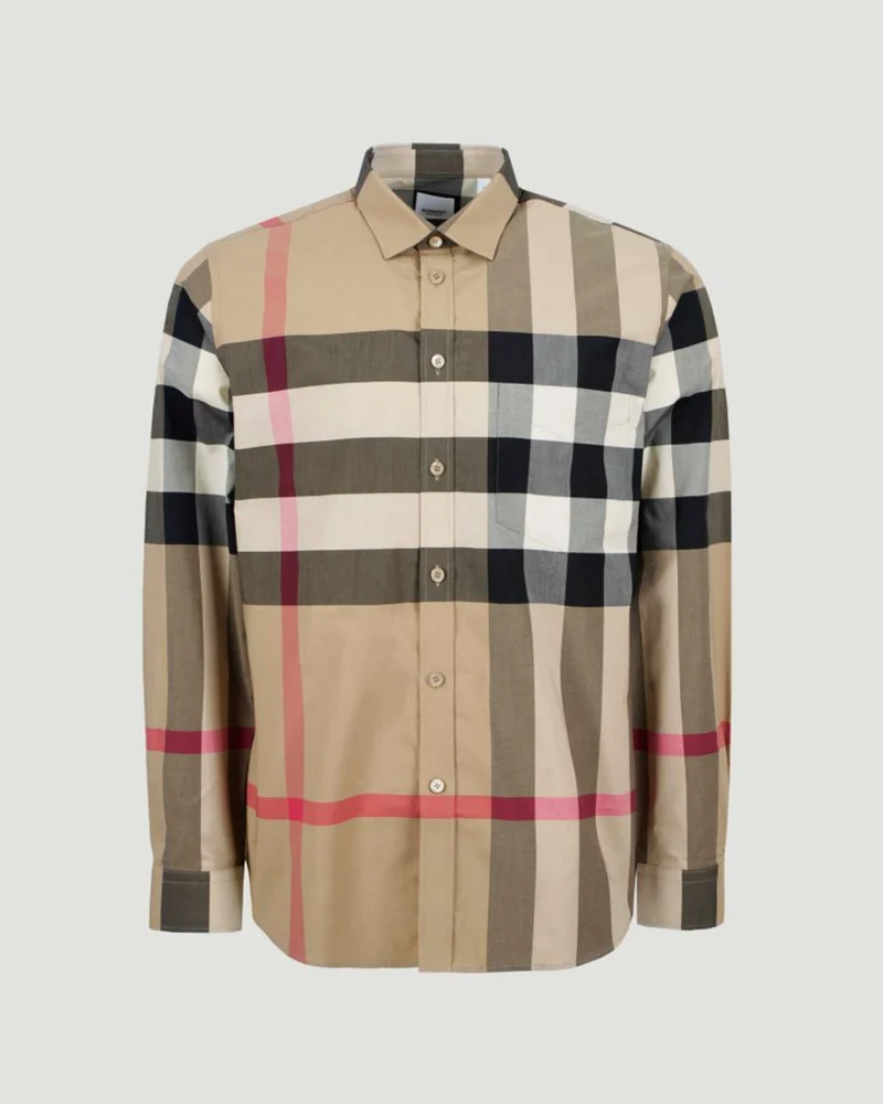 Check Cotton Shirt in Multicolour