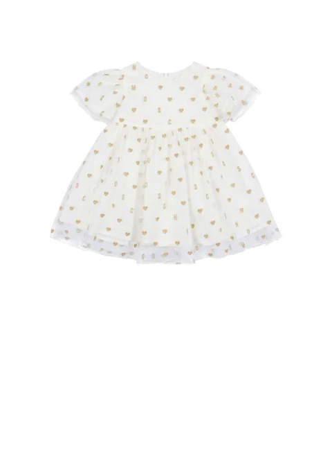 Рокля с принт Moschino Kids