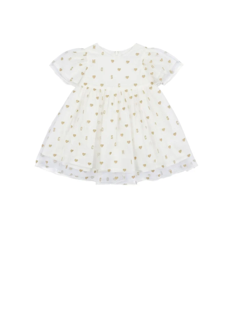 Рокля с принт Moschino Kids