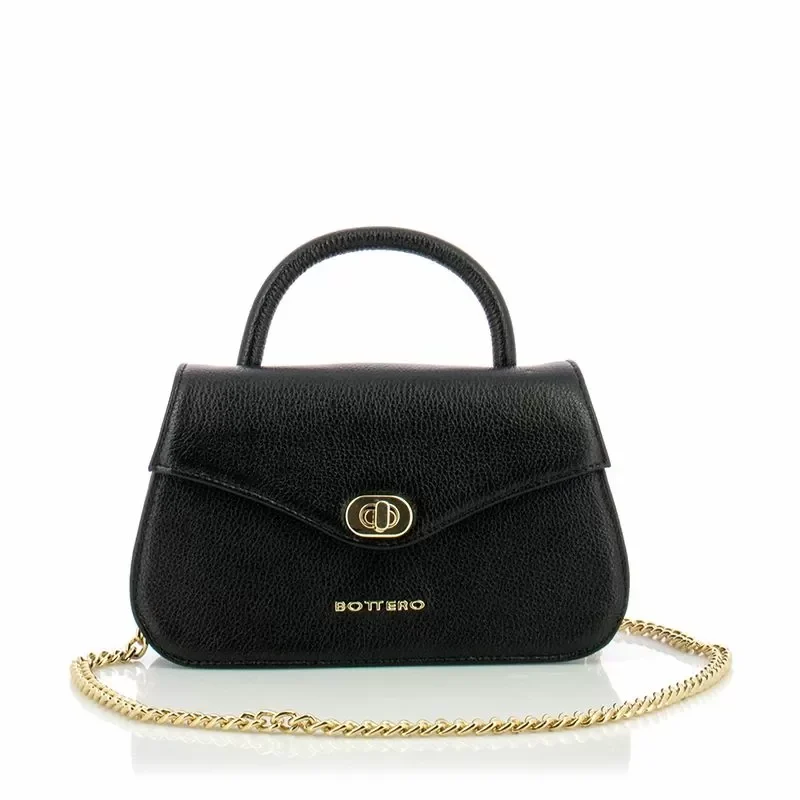 Класически Чанти BOTTERO – 7700016 PRETO/OURO — снимка 4