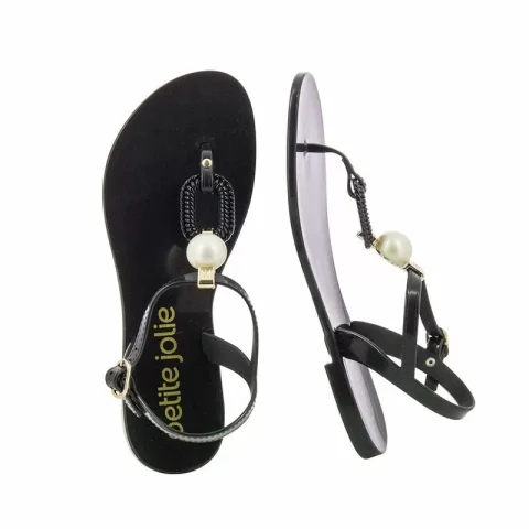 Дамски Плажни Сандали PETITE JOLIE – PJ7068 BLACK — снимка 5