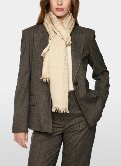 Шал с коприна Marc Cain Collections — снимка 3