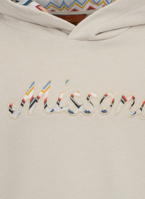 Суитшърт с контрастни детайли Missoni Kids — снимка 3
