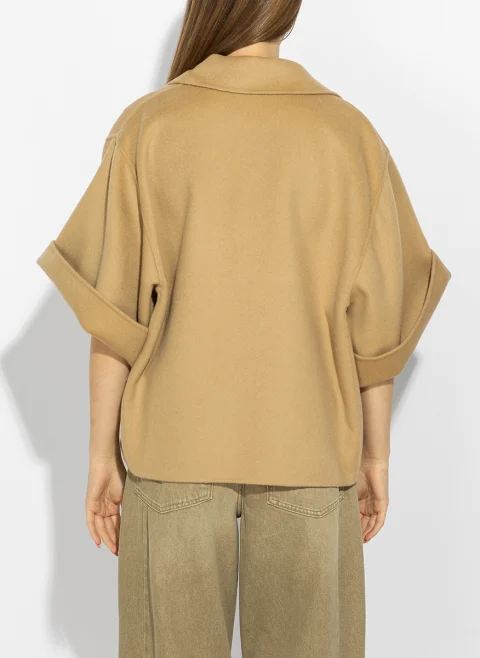 Палто от фина вълна Weekend Max Mara Wkdneo — снимка 3