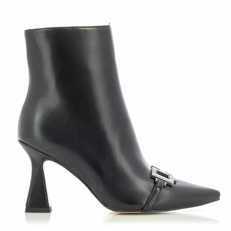 Дамски Боти На Ток QUEEN HELENA – K3277 BLACK PU