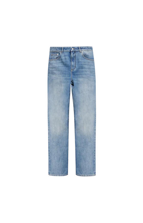 Straight-Leg Jeans with Zip Details