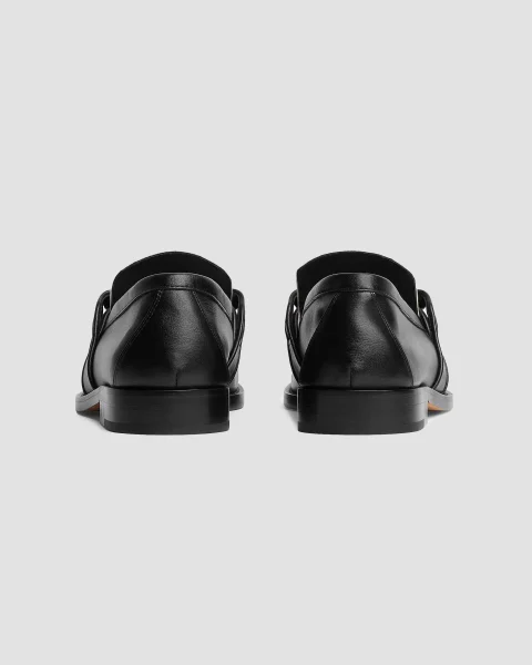 Astaire Loafers in Black and White — снимка 3