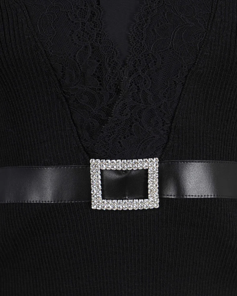 Layered Top in Black — снимка 2