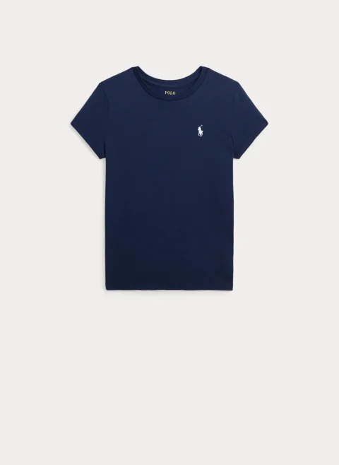 Тишърт с бродерия Ralph Lauren Kids 7-14 — снимка 4