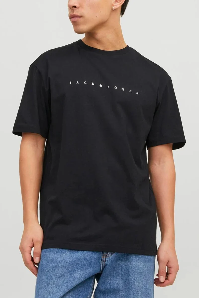 T-Shirt Jjestar Jj Tee Ss 12234746 C-N10 black — снимка 2