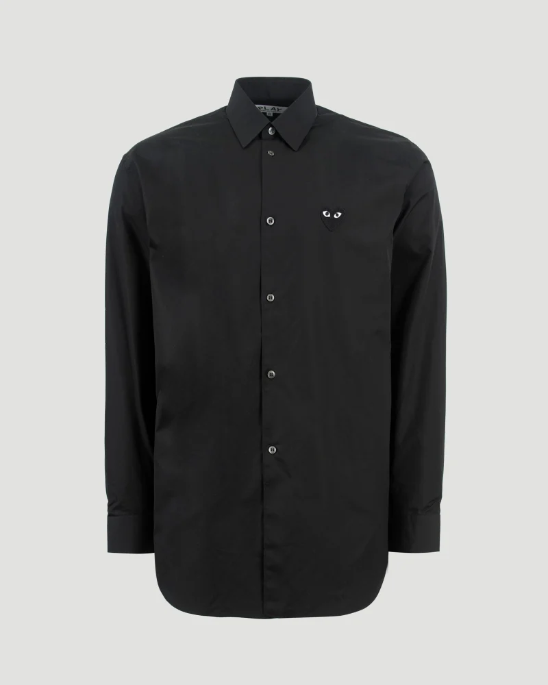 Heart Logo Shirt in Black
