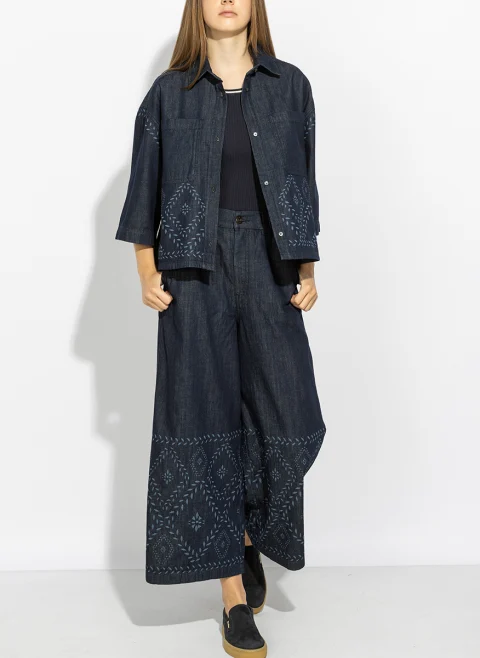 Риза от деним Weekend Max Mara Wkdalare