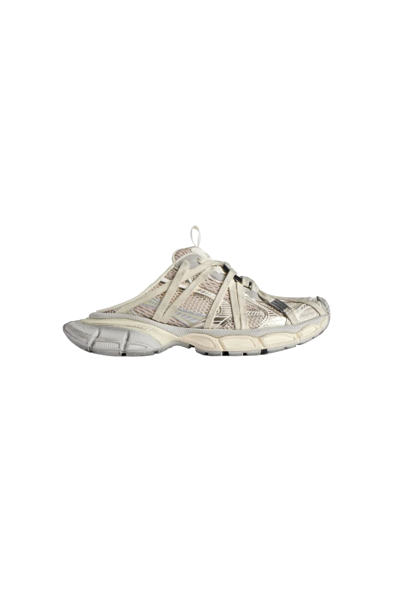 3xl Extreme Laces Mule in Eggshell