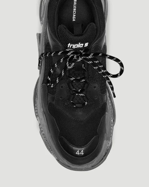 Men's Triple S Clearsole in Black — снимка 5