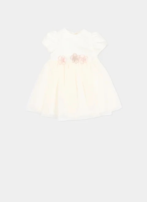Рокля с 3D флоралнa апликация Simonetta
