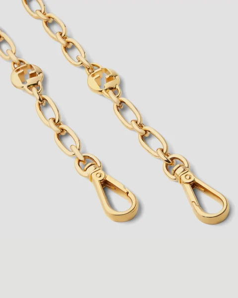 Gold-Coloured Metal Shoulder Strap — снимка 2