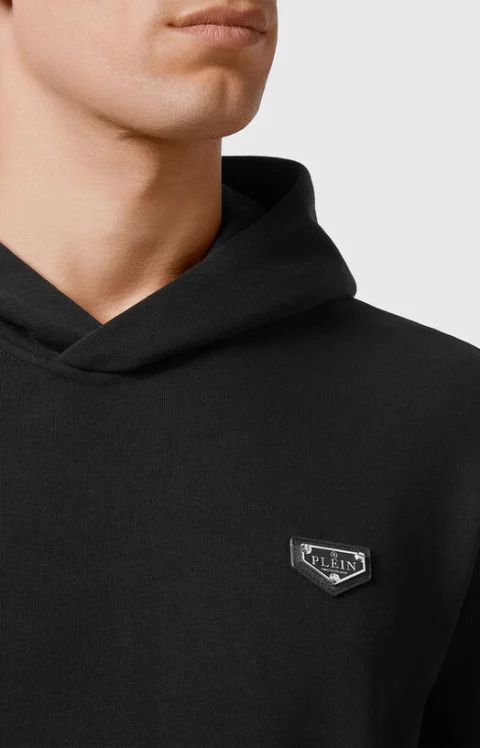 Черен суитшърт ICONIC PLEIN — снимка 5