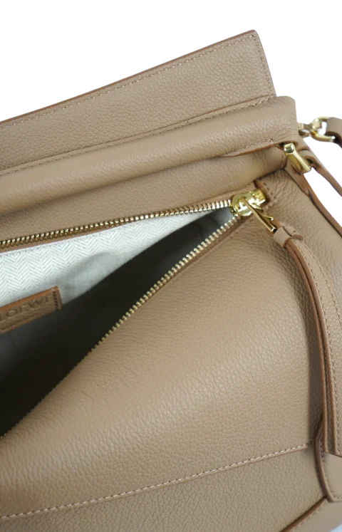Medium Puzzle Edge Bag in Soft Grained Calfskin — снимка 5