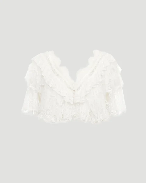 Heritage V-Neck Lace Top