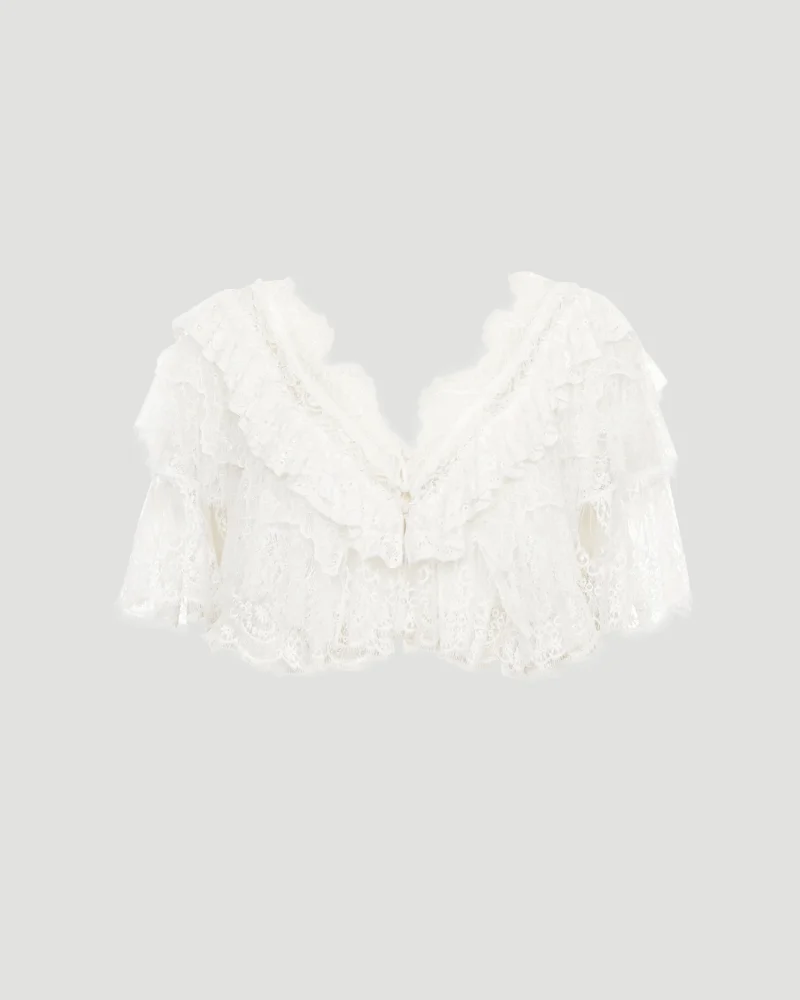 Heritage V-Neck Lace Top